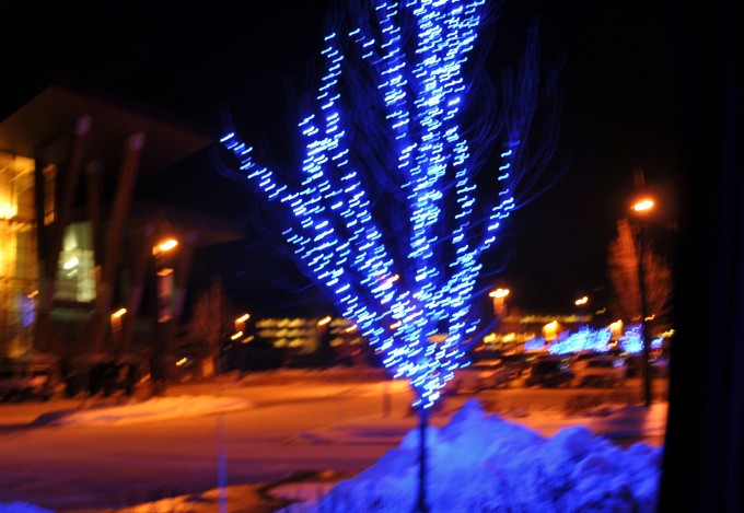 blue lights in pc